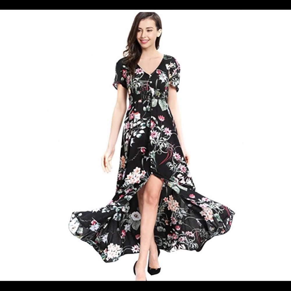 NWOT Bohemian Floral Dress